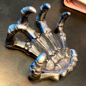 Gothic hand coaster holder